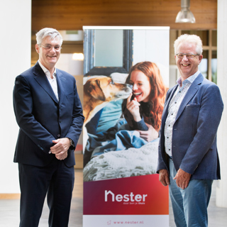 bestuurders voor de nieuwe Nester-banner