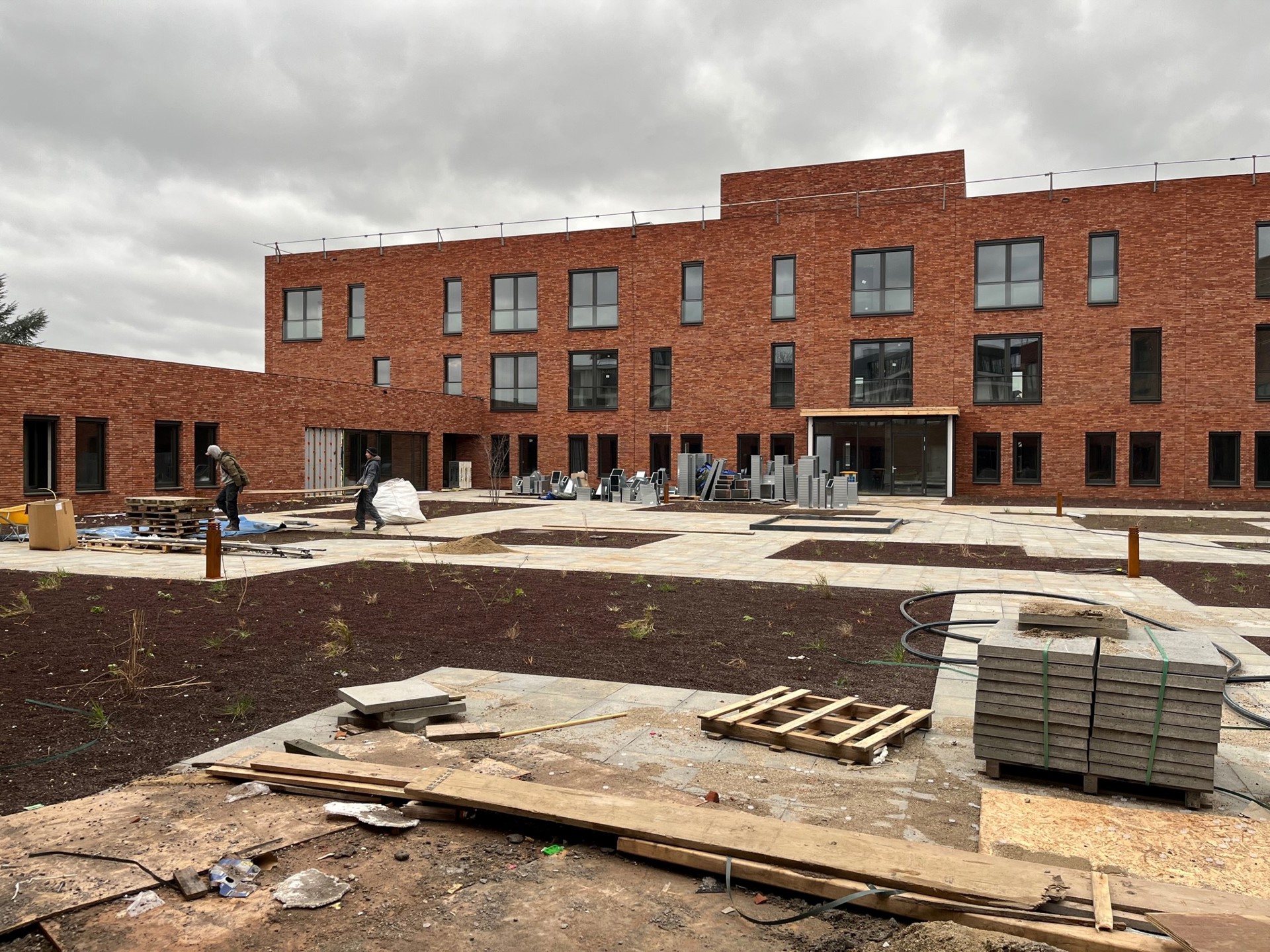 Mussenstraat impressie nieuwbouw van bovenaf