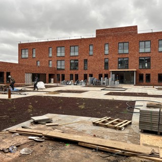 Mussenstraat impressie nieuwbouw van bovenaf
